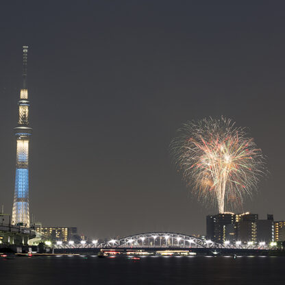 隅田川花火大会コース 乗船時間 16時 22時頃 浅草屋形船 船宿あみ清